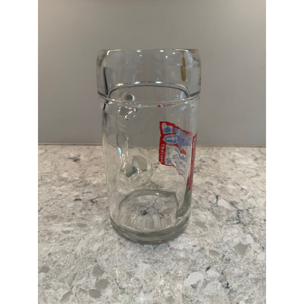 New Budweiser Giant Beer Mug Glass with Logo JL - Picture 3 of 10